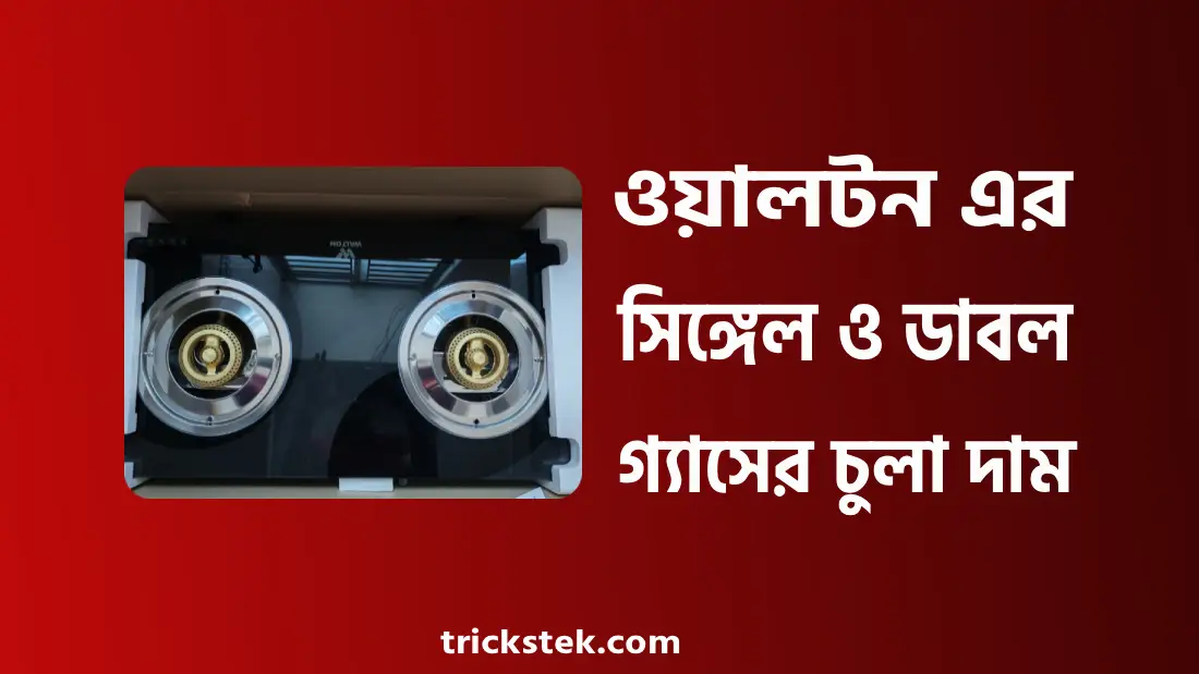 ওয়ালটন সিঙ্গেল ও ডাবল গ্যাসের চুলার দাম ২০২৬
